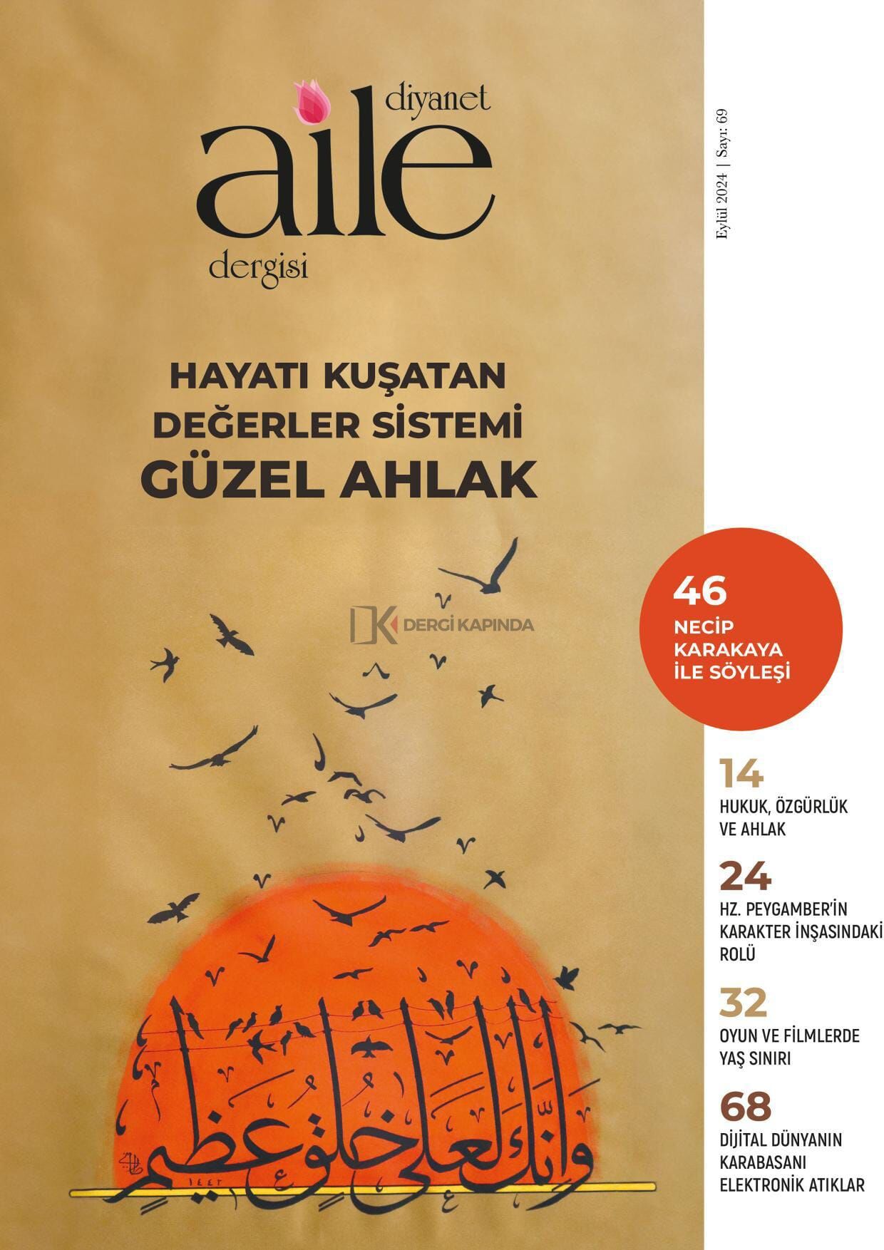 Diyanet Aile Dergi 69.Sayı Eylül 2024