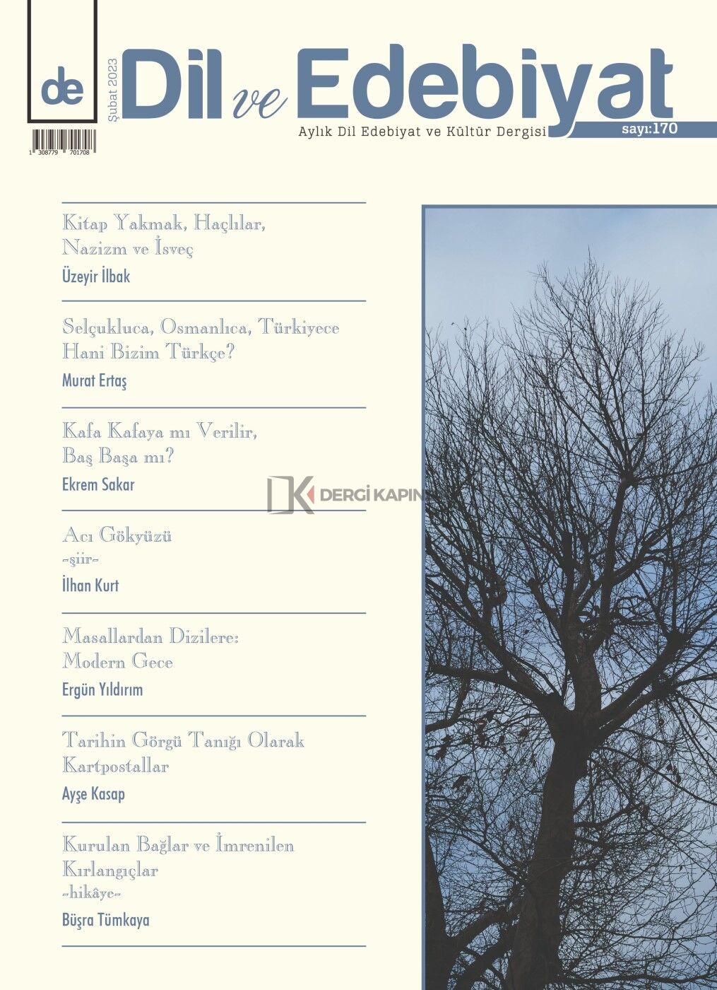 Dil ve Edebiyat 170.Sayı Şubat 2023