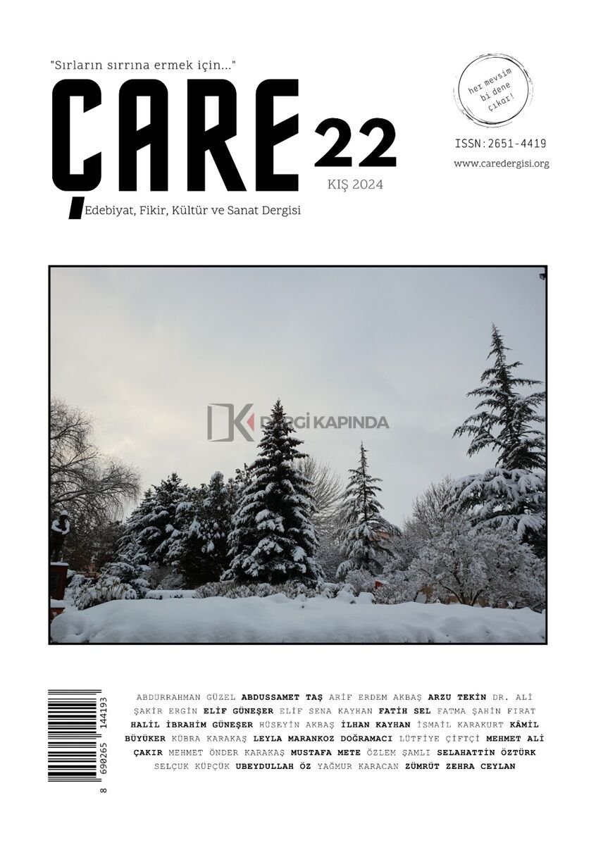 Çare Dergi 22.Sayı Kış 2024