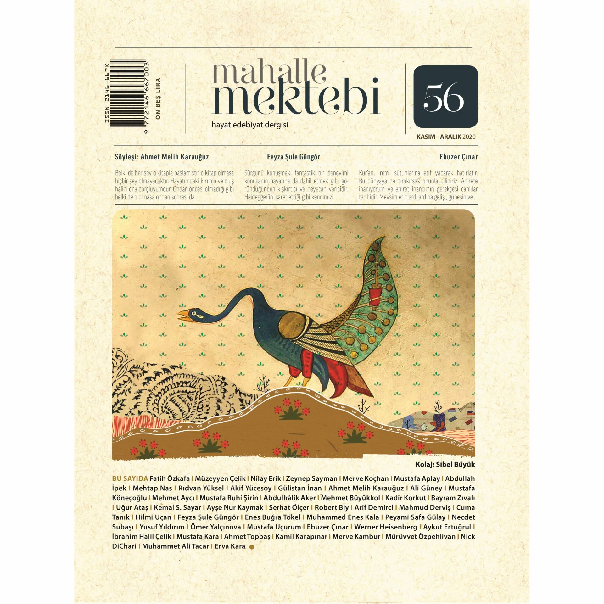 Mahalle Mektebi 56.Sayı Kasım-Aralık 2020