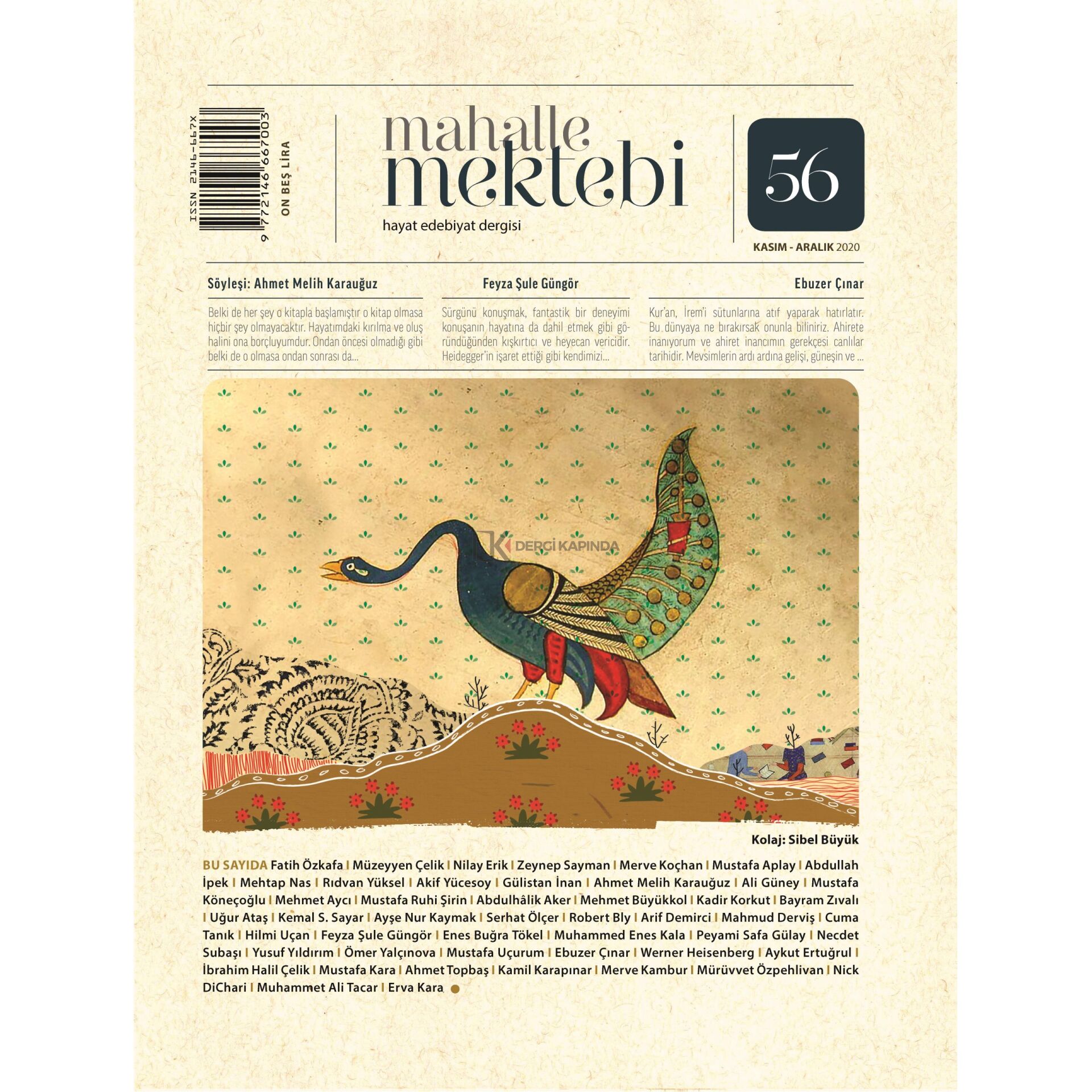 Mahalle Mektebi 56.Sayı Kasım-Aralık 2020