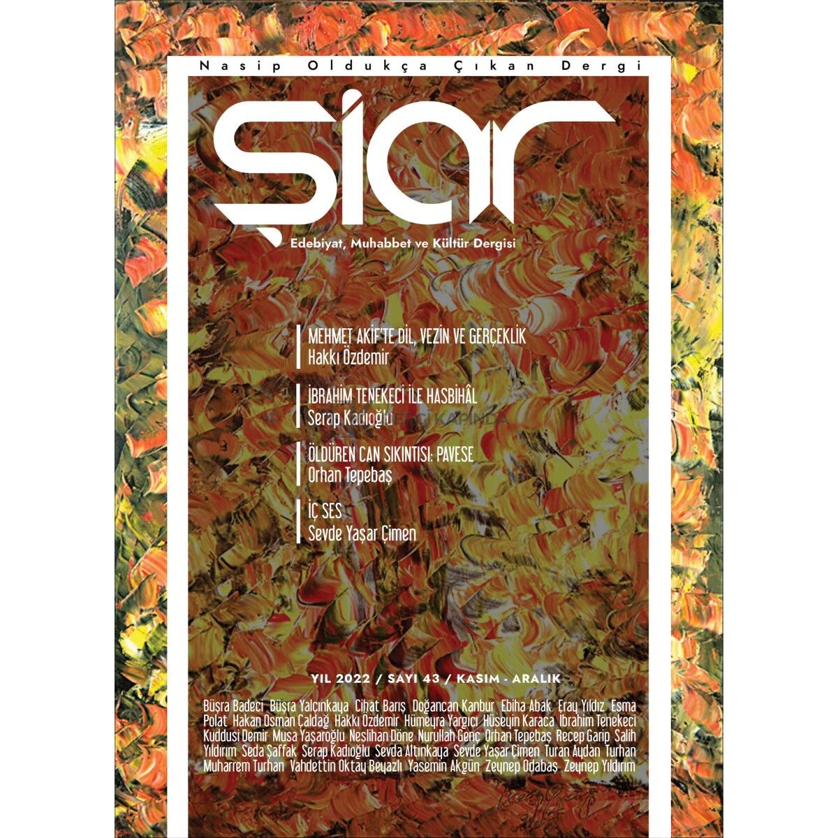 Şiar 43.Sayı Kasım-Aralık 2022