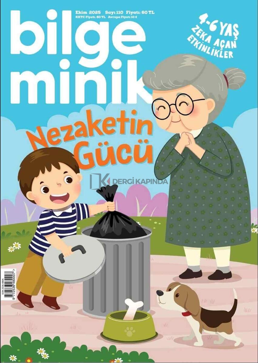 Bilge Minik Dergi Ekim 2025 (3-6 yaş)