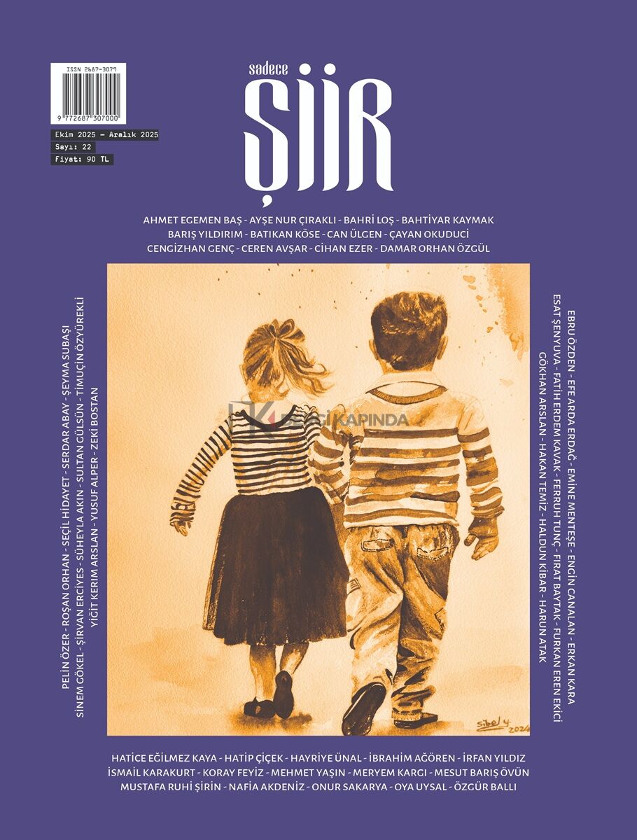 Sadece Şiir Dergi 22.Sayı Ekim-Aralık 2025