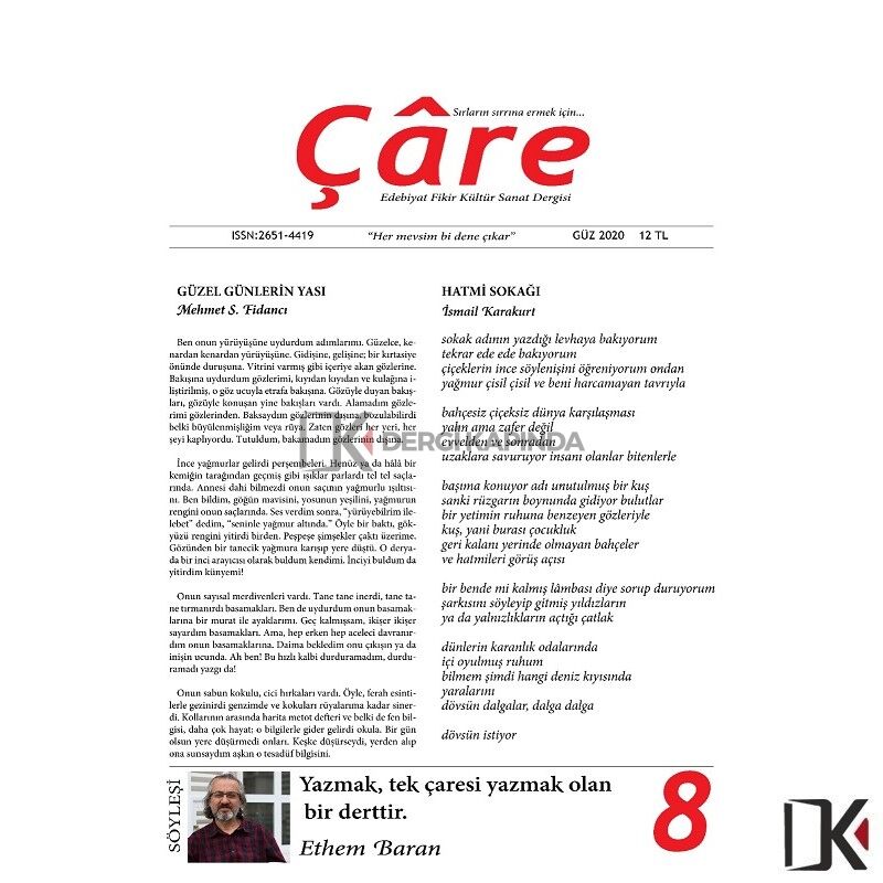 Çâre 8.Sayı Güz 2020