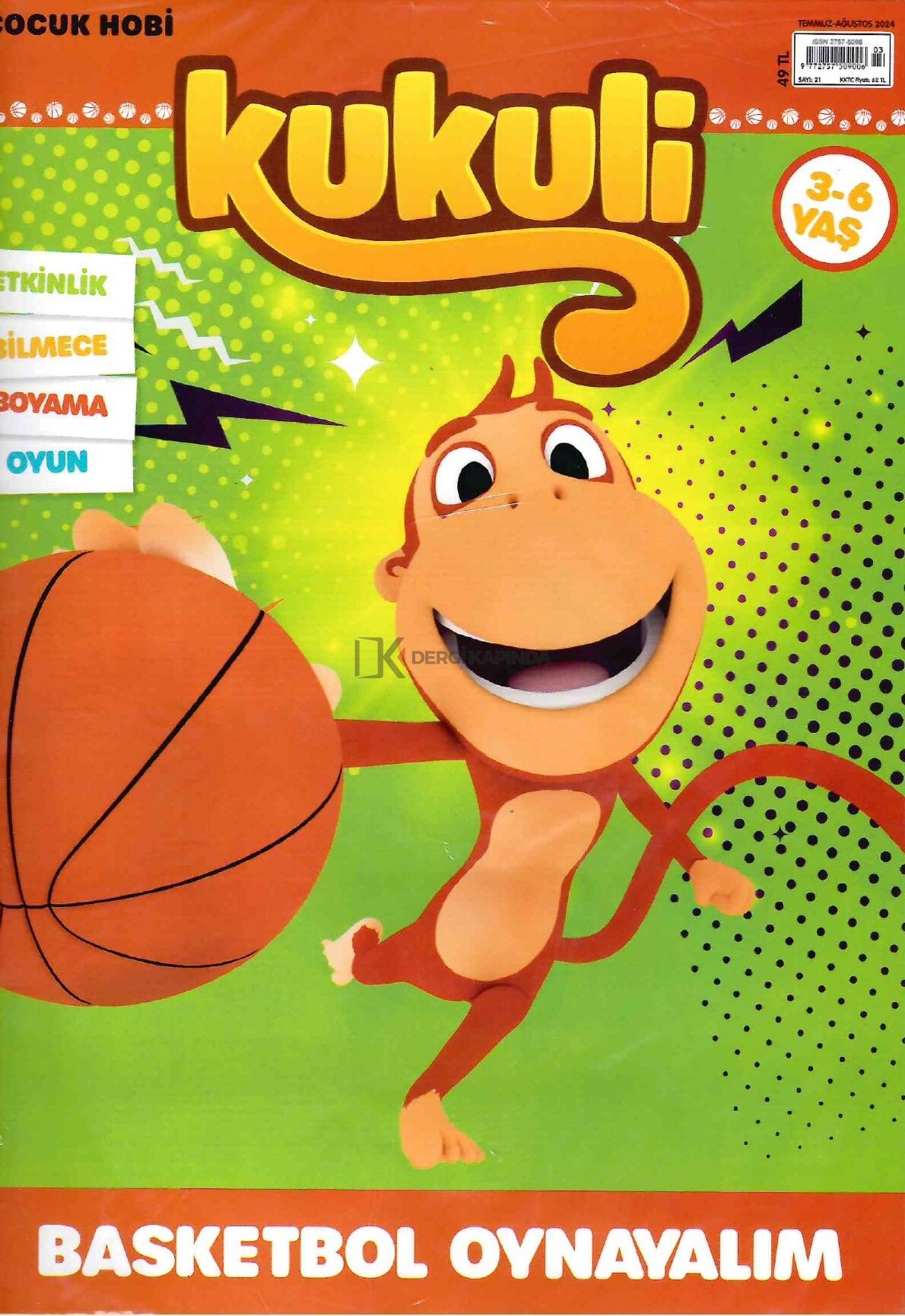Kukuli Dergi Temmuz-Ağustos 2024 (3-6 Yaş)
