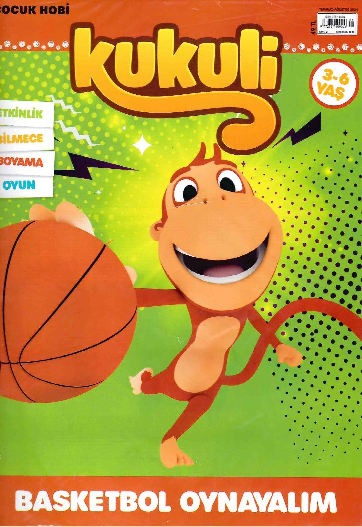 Kukuli Dergi Temmuz-Ağustos 2024 (3-6 Yaş)