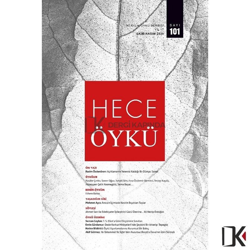 Hece Öykü 101.Sayı Ekim-Kasım 2020