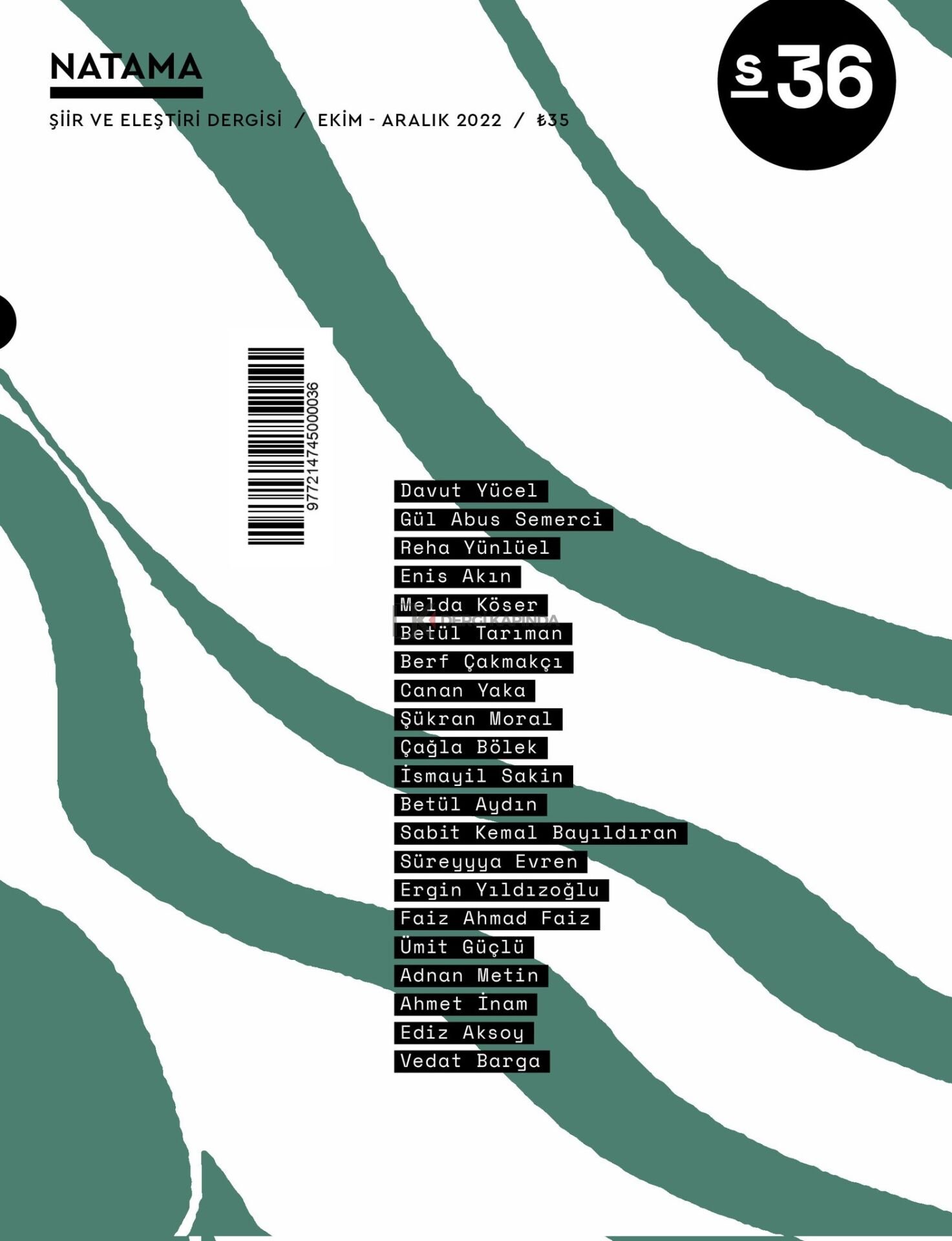 Natama 36.sayı Ekim-Aralık 2022