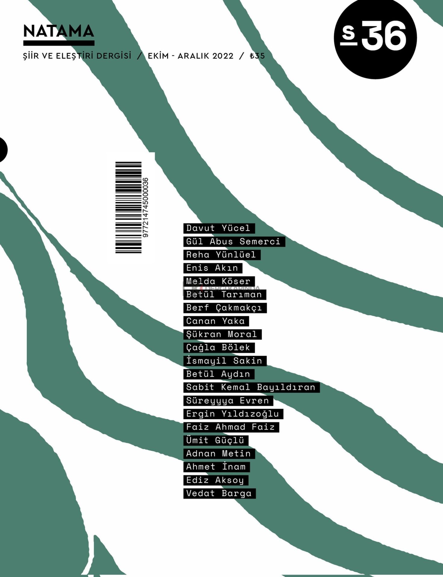 Natama 36.sayı Ekim-Aralık 2022