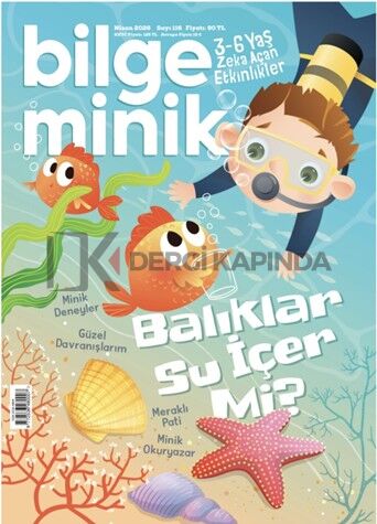 Bilge Minik Dergi Nisan 2026 (3-6 yaş)