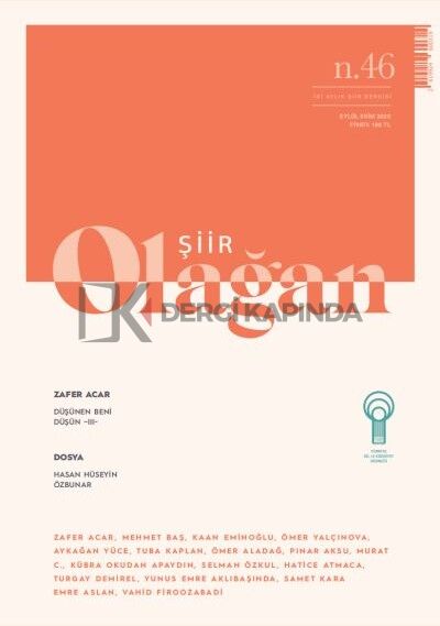 Olağan Şiir Dergi 46.Sayı Eylül-Ekim 2025
