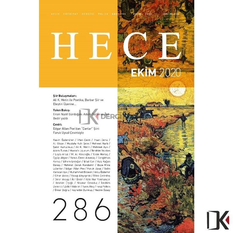 Hece 286.Sayı Ekim 2020