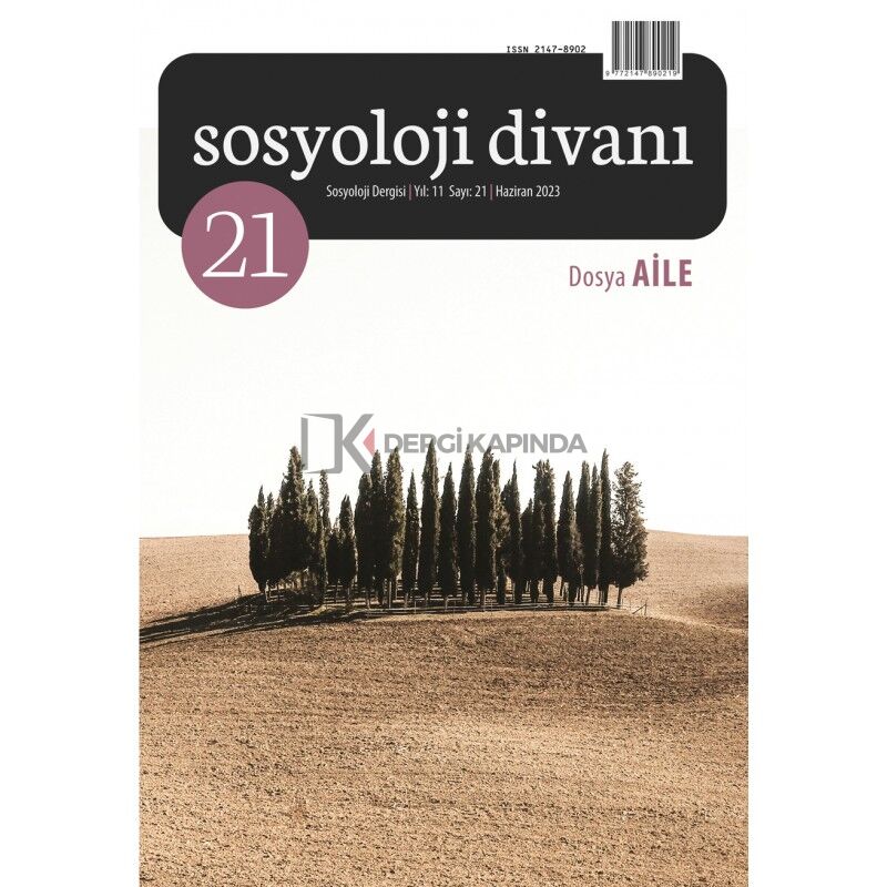 Sosyoloji Divanı 21. Sayı Haziran 2023 - Aile