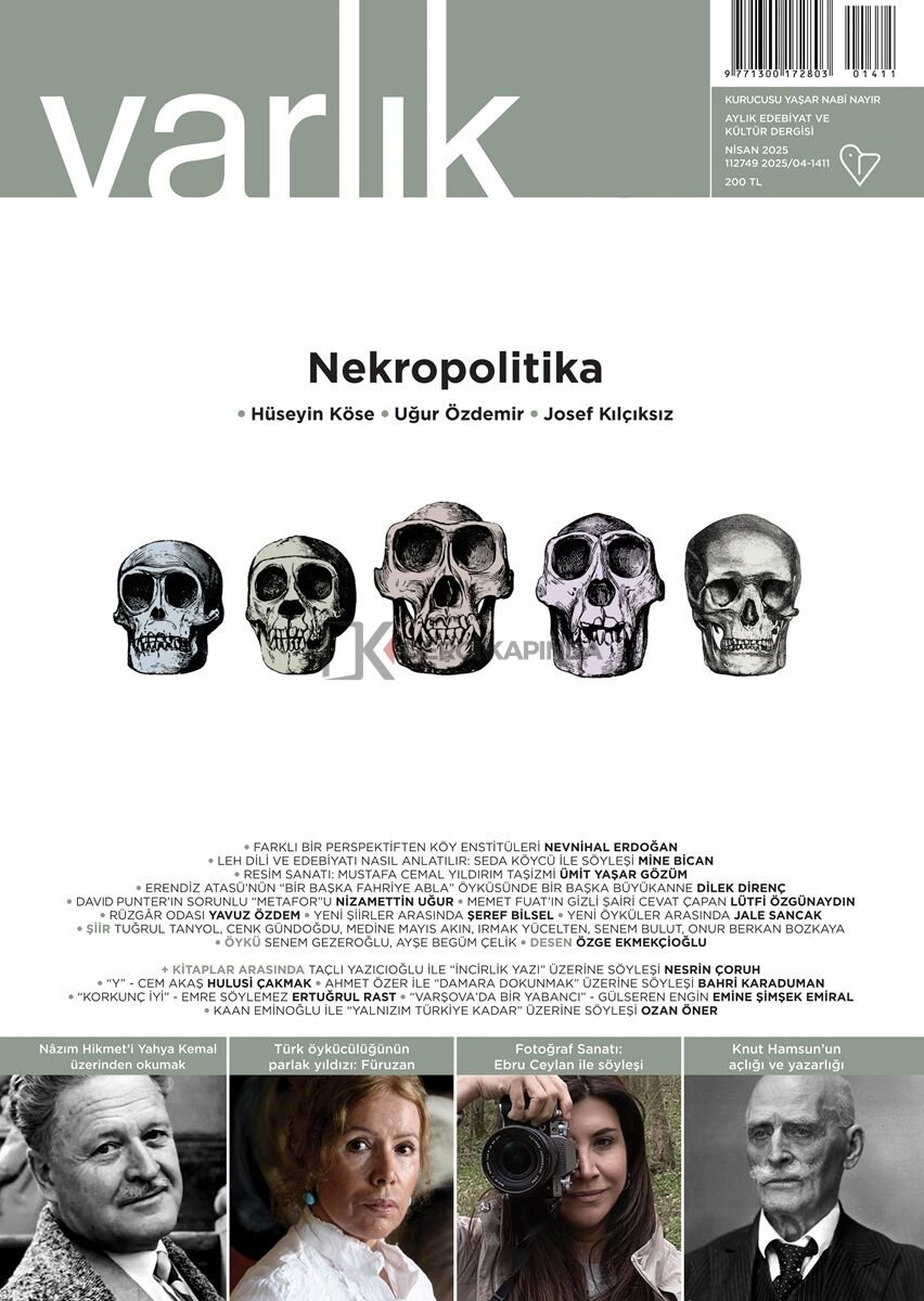 Varlık Dergisi 1411.Sayı Nisan 2025