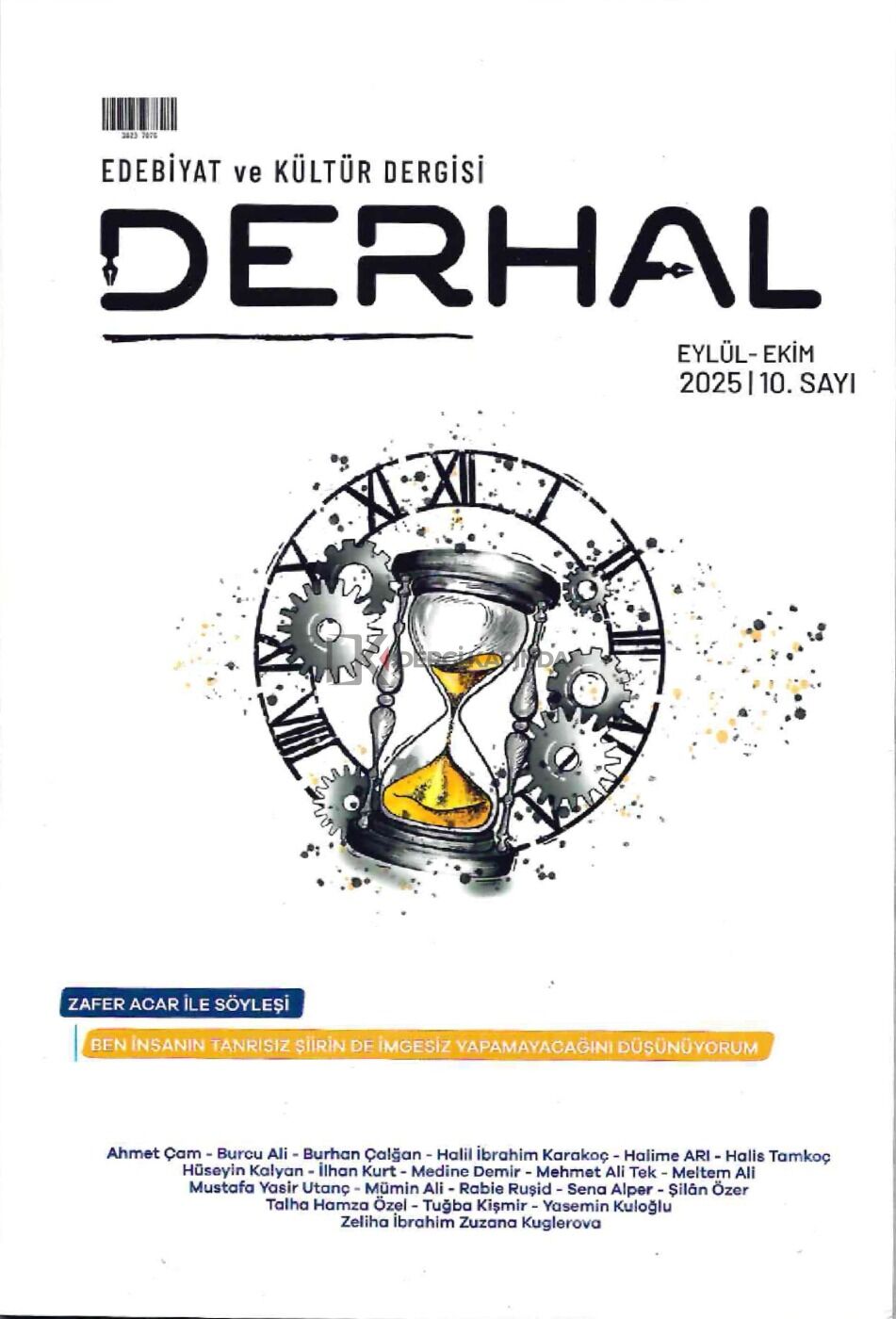 Derhal Dergi 10.Sayı Eylül-Ekim 2025