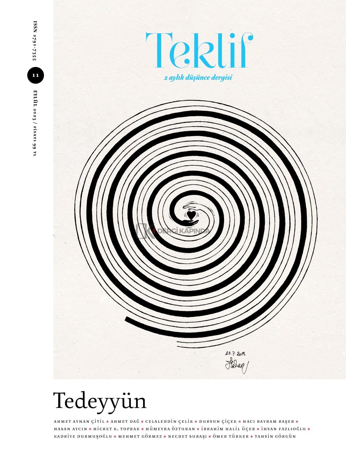 Teklif 11.Sayı Eylül 2023