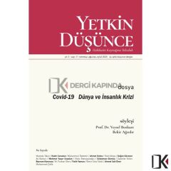 Yetkin Düşünce 11.Sayı Eylül 2020
