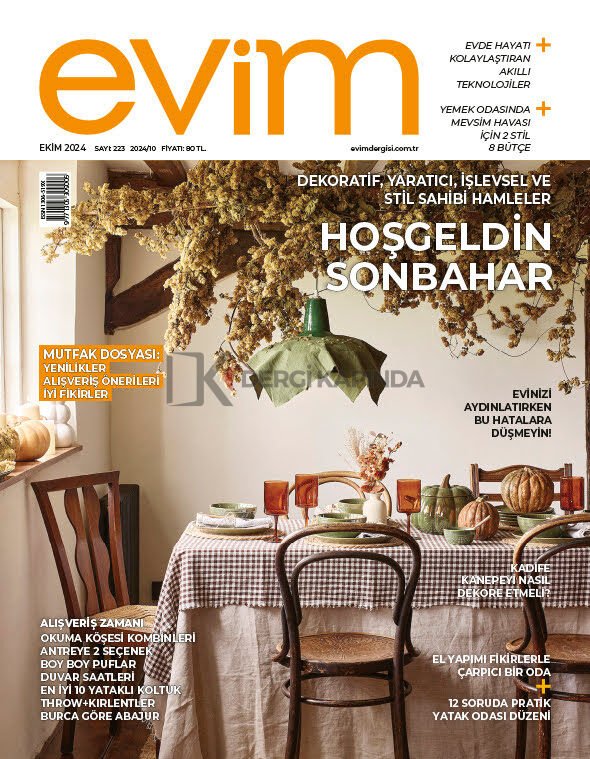 Evim Dergi Ekim 2024