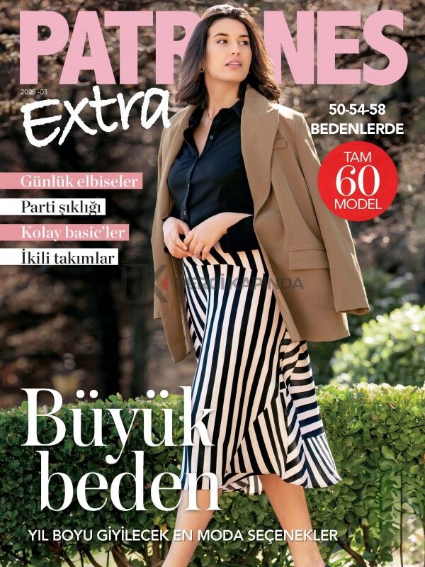 Patrones Dergi Extra Büyük Beden 2025/03