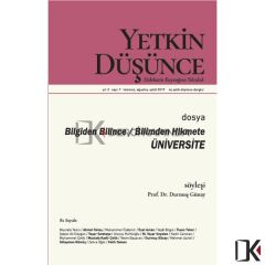 Yetkin Düşünce 7.Sayı Ağustos 2020