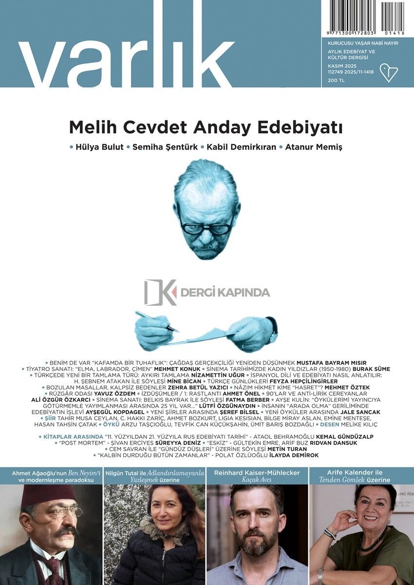Varlık Dergisi 1418.Sayı Kasım 2025