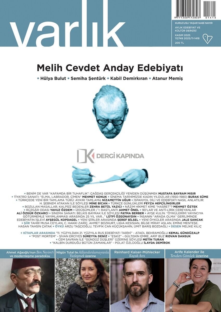 Varlık Dergisi 1418.Sayı Kasım 2025