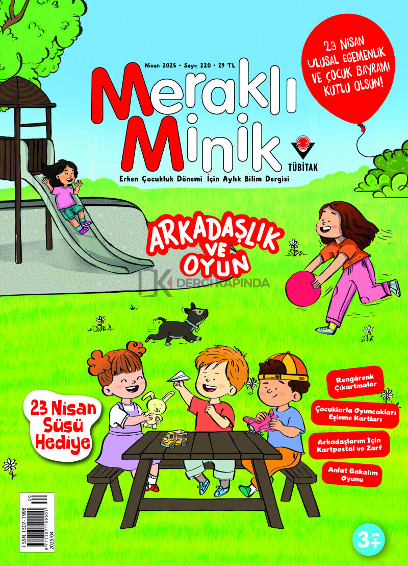 Meraklı Minik Dergi Nisan 2025 (3-6 yaş)