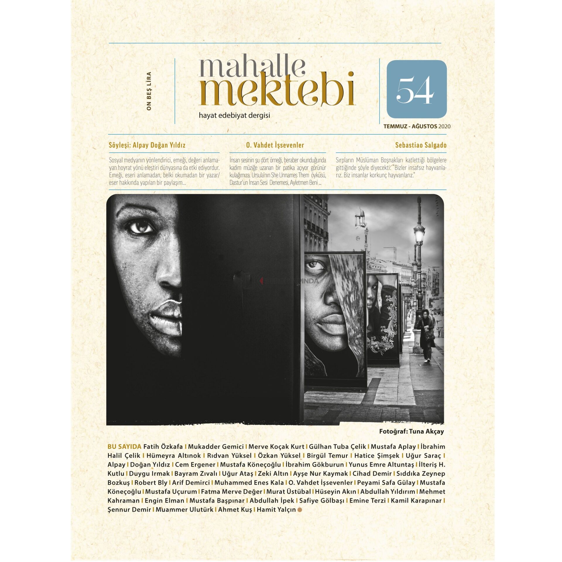 Mahalle Mektebi 54.Sayı Temmuz-Ağustos 2020