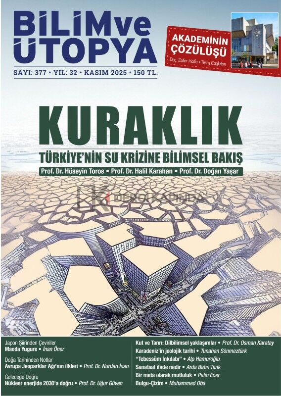 Bilim ve Ütopya Dergi 377.Sayı Kasım 2025