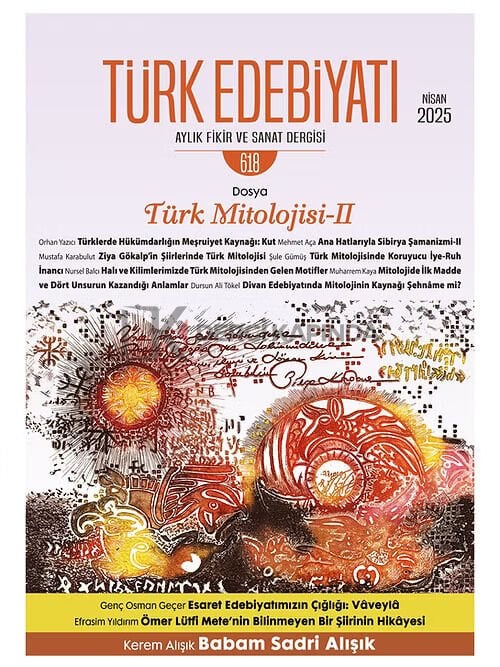 Türk Edebiyatı Dergi 618.Sayı Nisan 2025