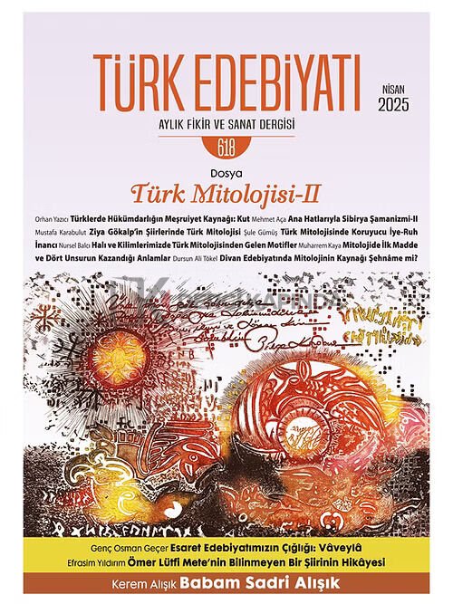 Türk Edebiyatı Dergi 618.Sayı Nisan 2025