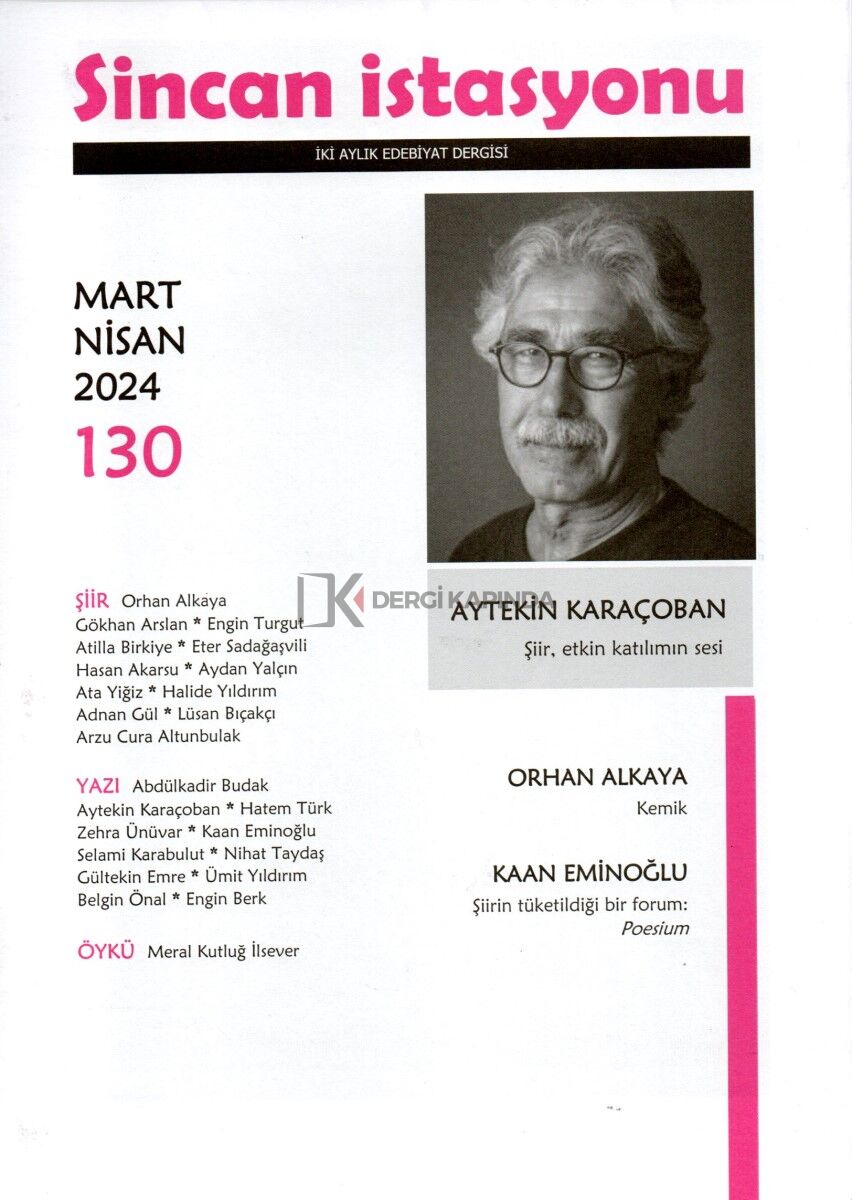 Sincan İstasyonu 130.Sayı Mart-Nisan 2024