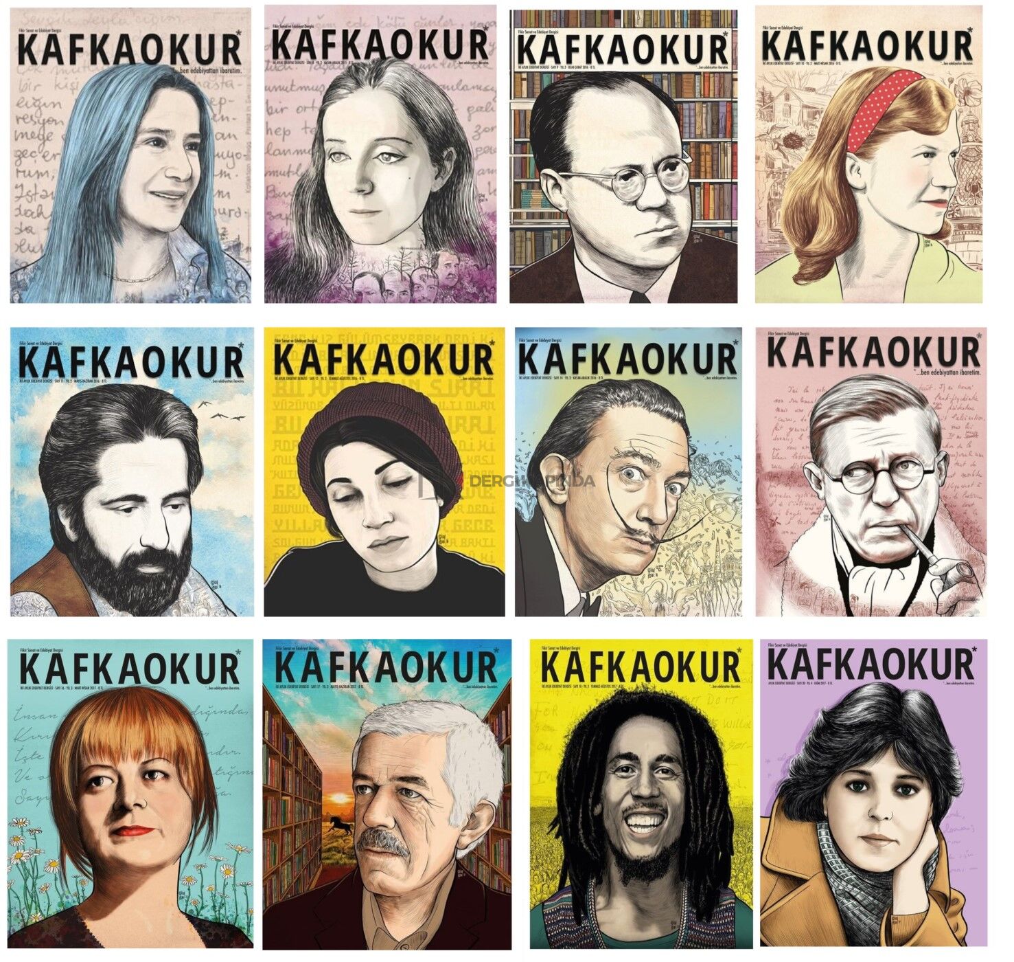 Kafkaokur Dergi 12 Sayı Arşiv Özel Paket