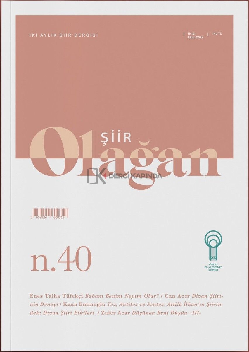 Olağan Şiir Dergi 40.Sayı Eylül-Ekim 2024