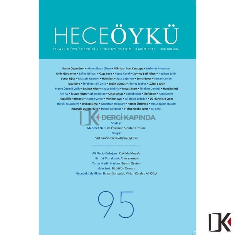Hece Öykü 95.Sayı Ekim-Kasım 2019