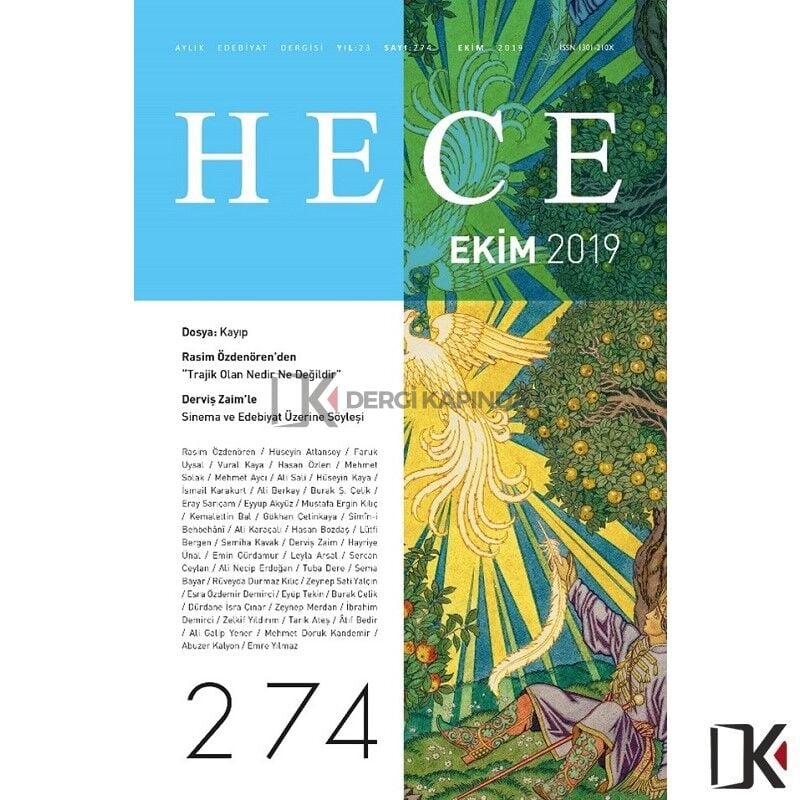 Hece 274.Sayı Ekim 2019