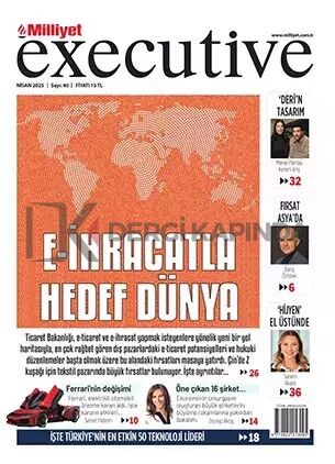 Milliyet Executive Dergi Nisan 2025