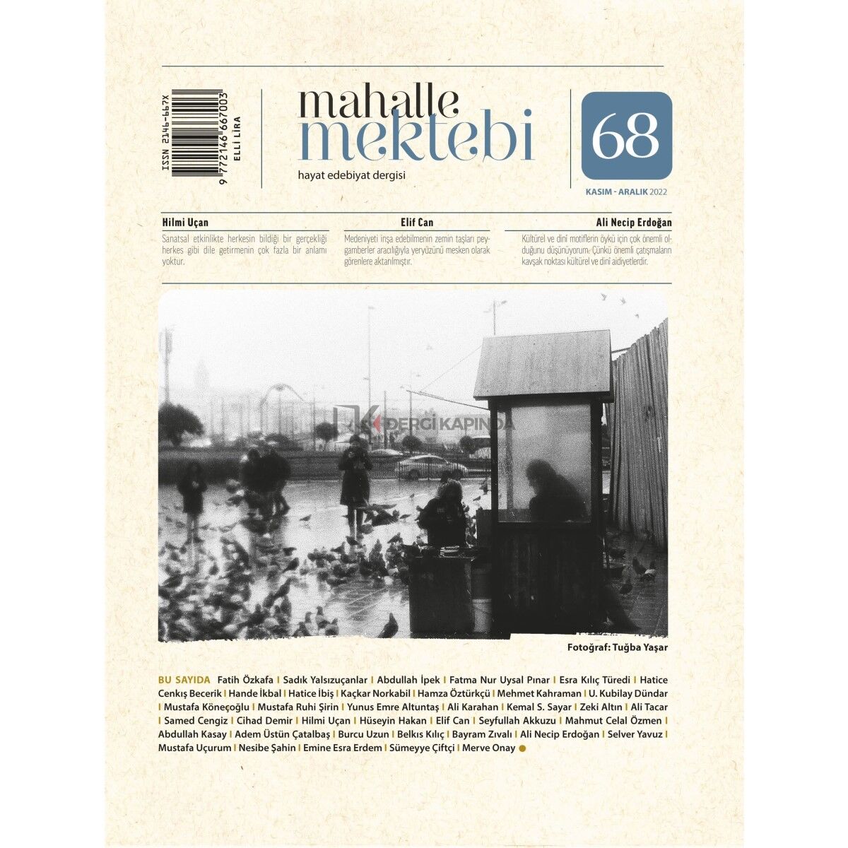 Mahalle Mektebi 68.Sayı Kasım-Aralık 2022