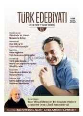 Türk Edebiyatı Dergi 625.Sayı Kasım 2025