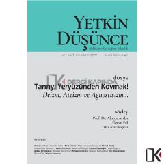 Yetkin Düşünce 5.Sayı Ocak 2019