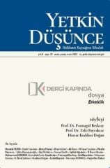 Yetkin Düşünce Dergi 29.Sayı Ocak-Şubat-Mart 2025