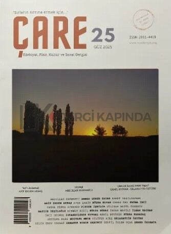 Çare Dergi 25.Sayı Güz 2025