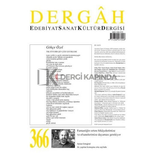 Dergâh 366.Sayı Ağustos 2020