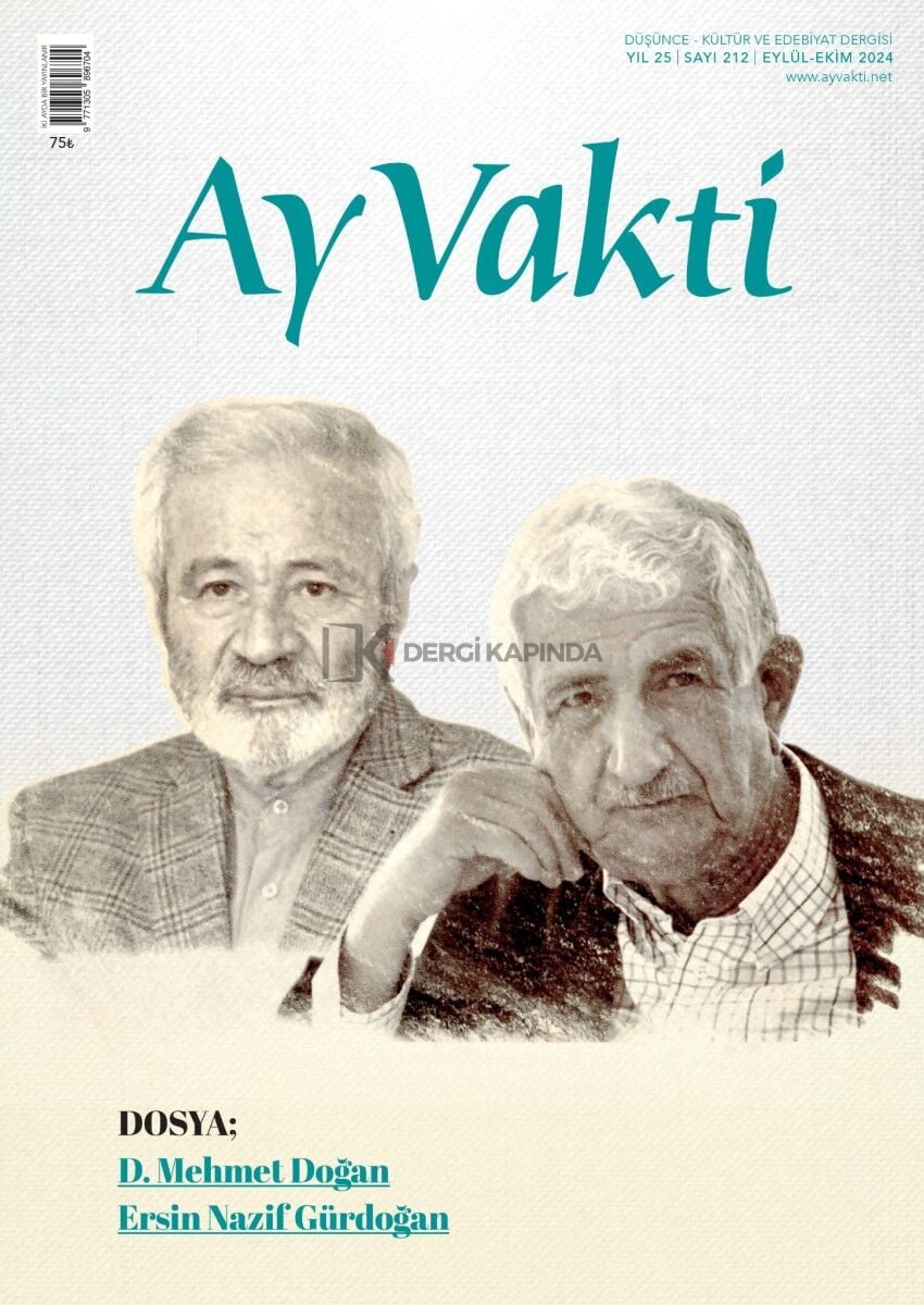 Ay Vakti Dergi 212.Sayı Eylül-Ekim 2024