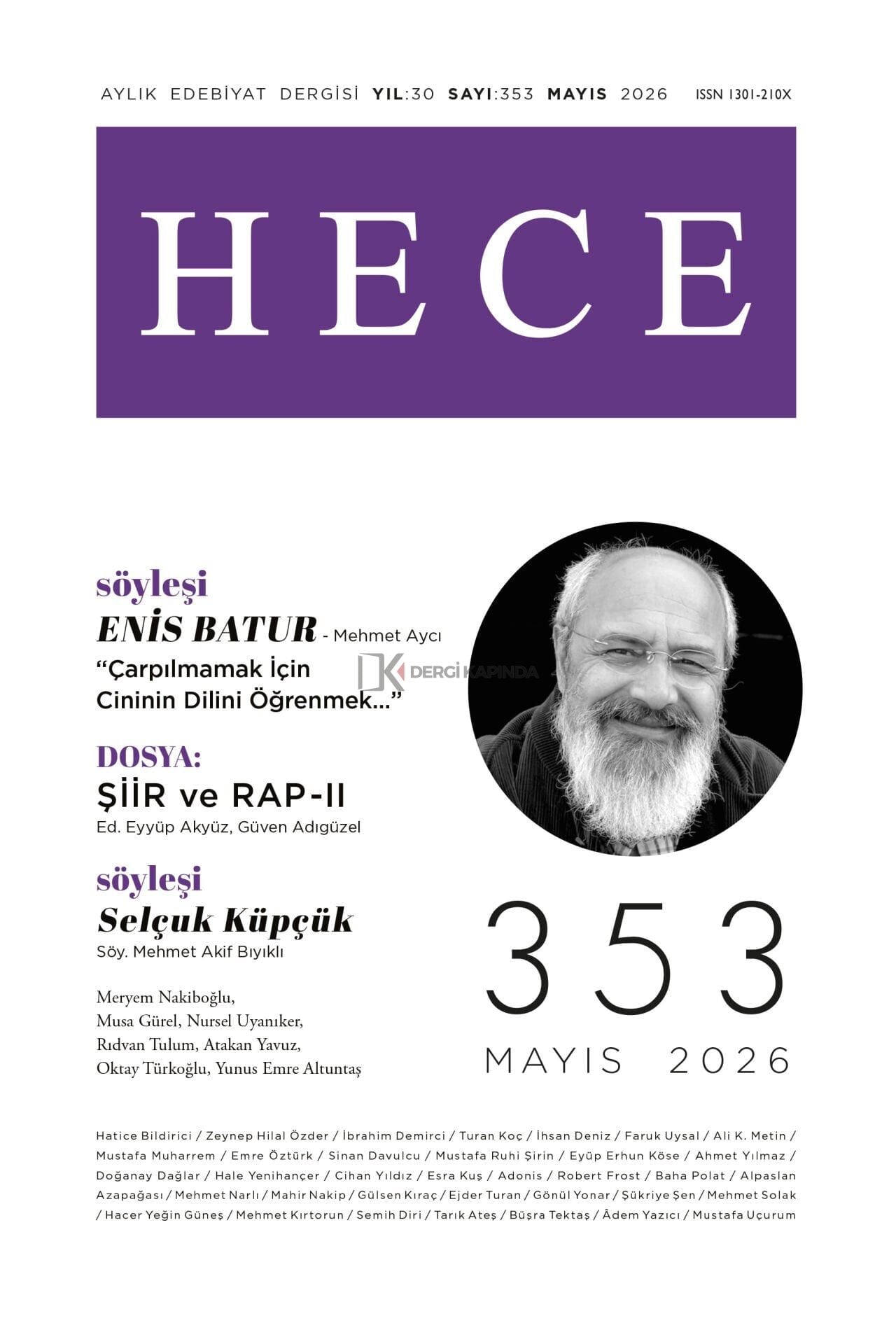 Hece Dergi 353.Sayı Mayıs 2026
