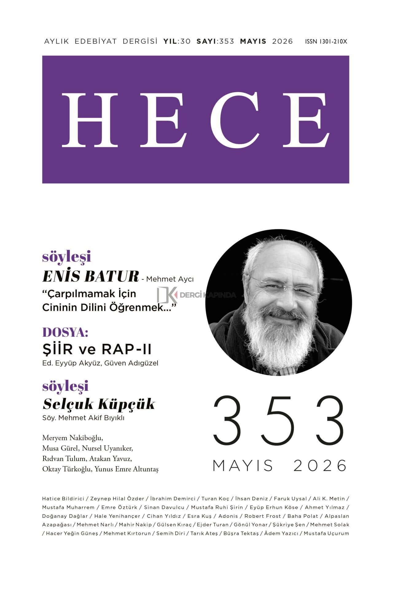 Hece Dergi 353.Sayı Mayıs 2026