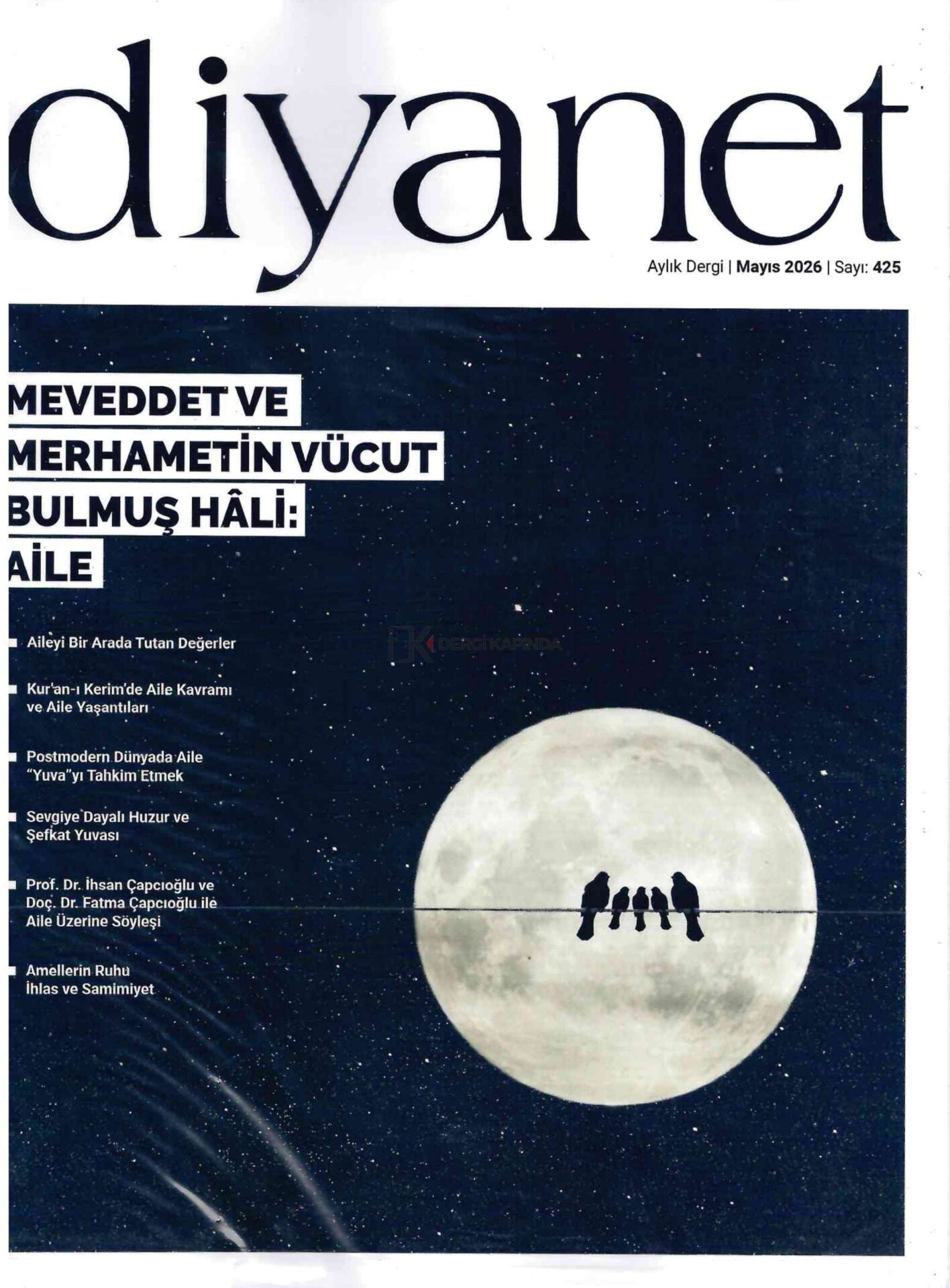 Diyanet Aylık Dergi 425.Sayı Mayıs 2026