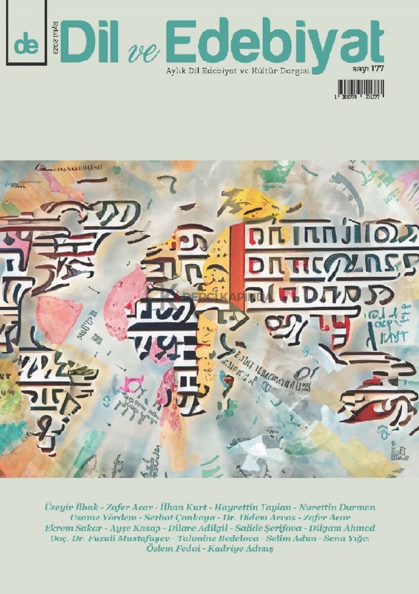 Dil ve Edebiyat 177.Sayı Eylül 2023
