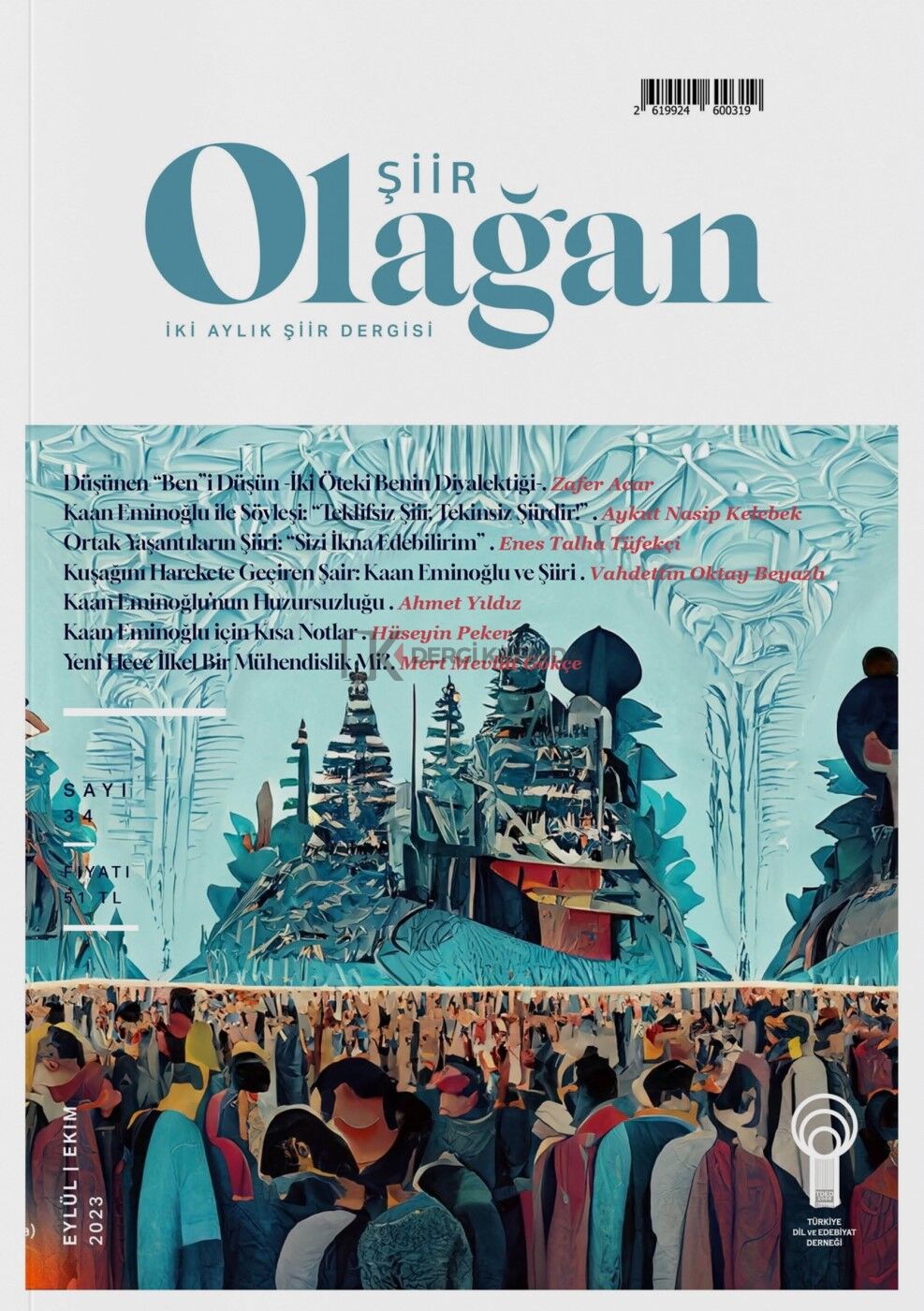 Olağan Şiir 34.Sayı Eylül-Ekim 2023